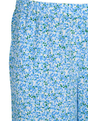 Culottebukser med mønster, Blue Small Flower, Packshot image number 2