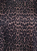 Langermet treningstopp med leopardtrykk, Brun, Packshot image number 2