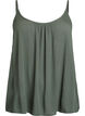 Topp i viskose med stropper, Gr&oslash;nn, Packshot image number 0