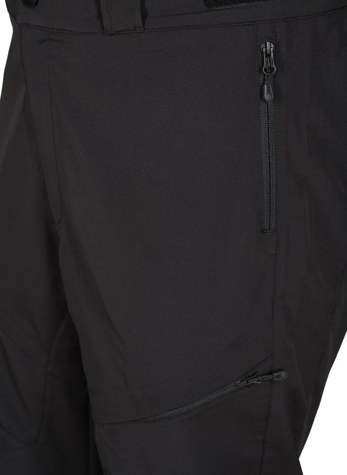Capribukser til tur med lommer, Black, Packshot image number 2