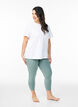 Basic 3/4-length viskosetights, Grønn, Model image number 1