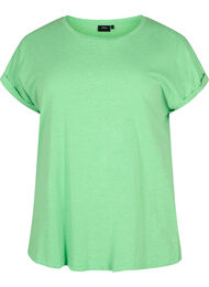 Neonfarget T-skjorte i bomull, Neon Green