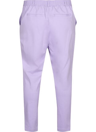 Cropped bukser med lommer, Purple Rose, Packshot image number 1