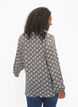 Skjortebluse med v-hals og trykk, Birch Graphic AOP, Model image number 1