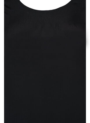 Kjole i viskose med ryggdetalj, Black, Packshot image number 2