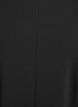 Kort A-linje jersey kjole med 3/4 ermer, Svart, Packshot image number 2