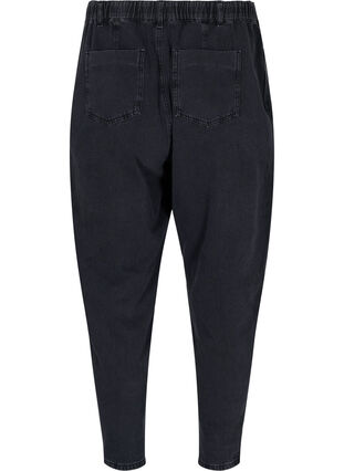 Løse Saga jeans med høyt liv, Grey Denim, Packshot image number 1