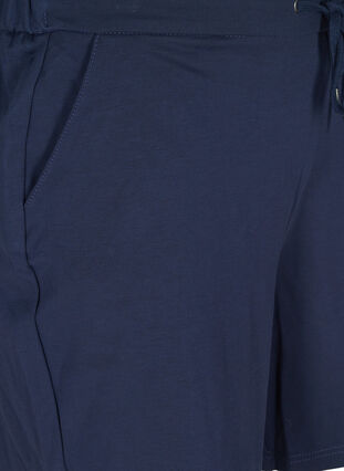 Ensfargede shorts med lommer, Navy Blazer, Packshot image number 2