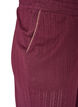 Pyjamasbukse i &oslash;kologisk bomull med hullbroderi, M&oslash;rk Bordeaux, Packshot image number 2