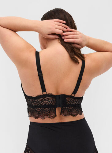 Blonde-BH med uttagbare innlegg, Black, Model image number 1