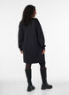 Loose fit genserkjole med lommer, Svart, Model image number 2