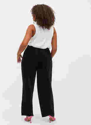 Løse bukser i velour, Black, Model