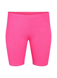 Ensfargede standard sykkelshorts, Rosa