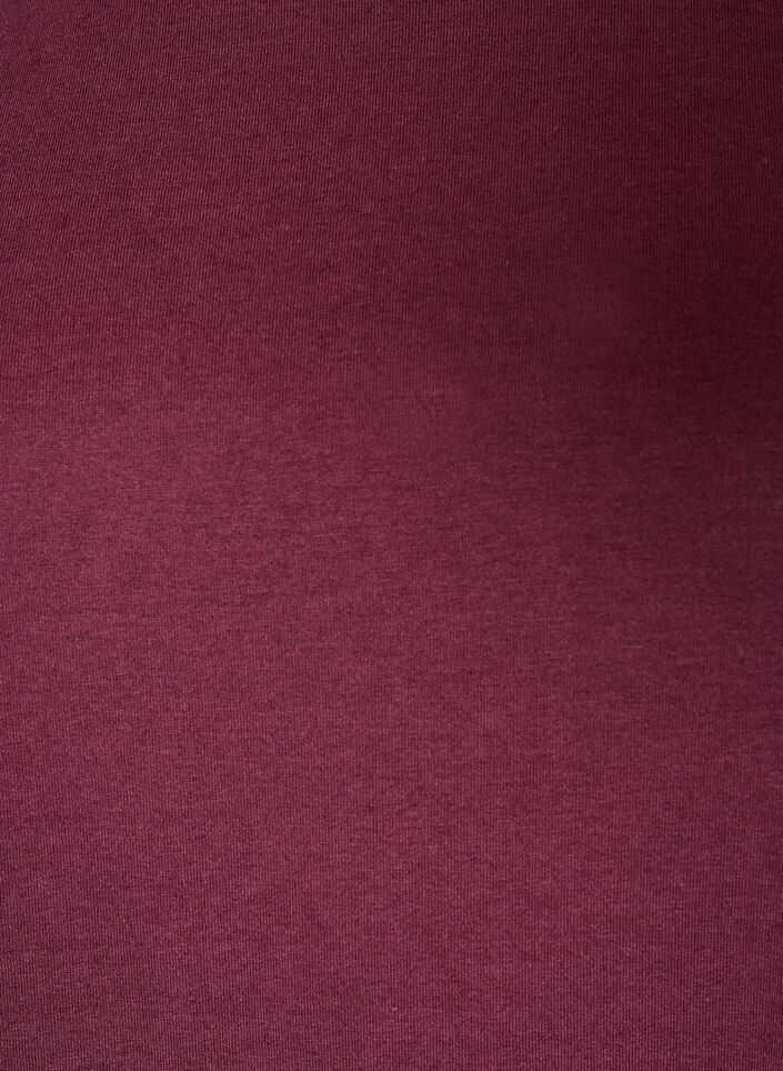 Kortermet T-skjorte i bomullsblanding, R&oslash;d, Packshot image number 2