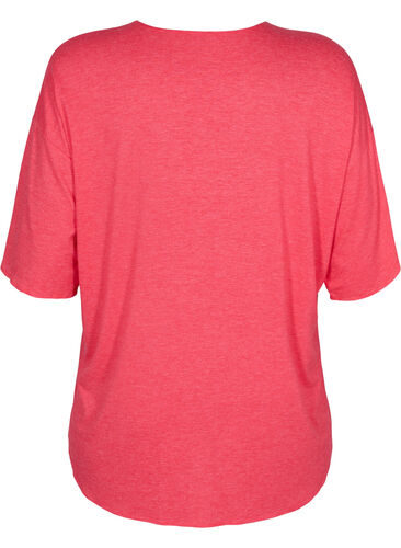 Treningsgenser med korte ermer, Azalea, Packshot image number 1