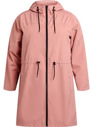 Flash - Lett parkas med hette, Rosa