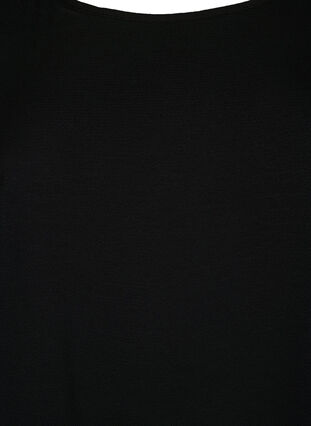 Kjole med korte ermer, Black, Packshot image number 2