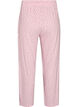 Pyjamabukse i &oslash;kologisk bomull med hullbroderi, Rosa, Packshot image number 1