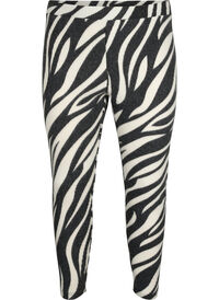 Tights med sebramønster