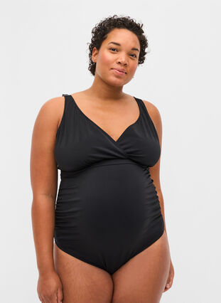 Badedrakt til gravide, Black, Model image number 0