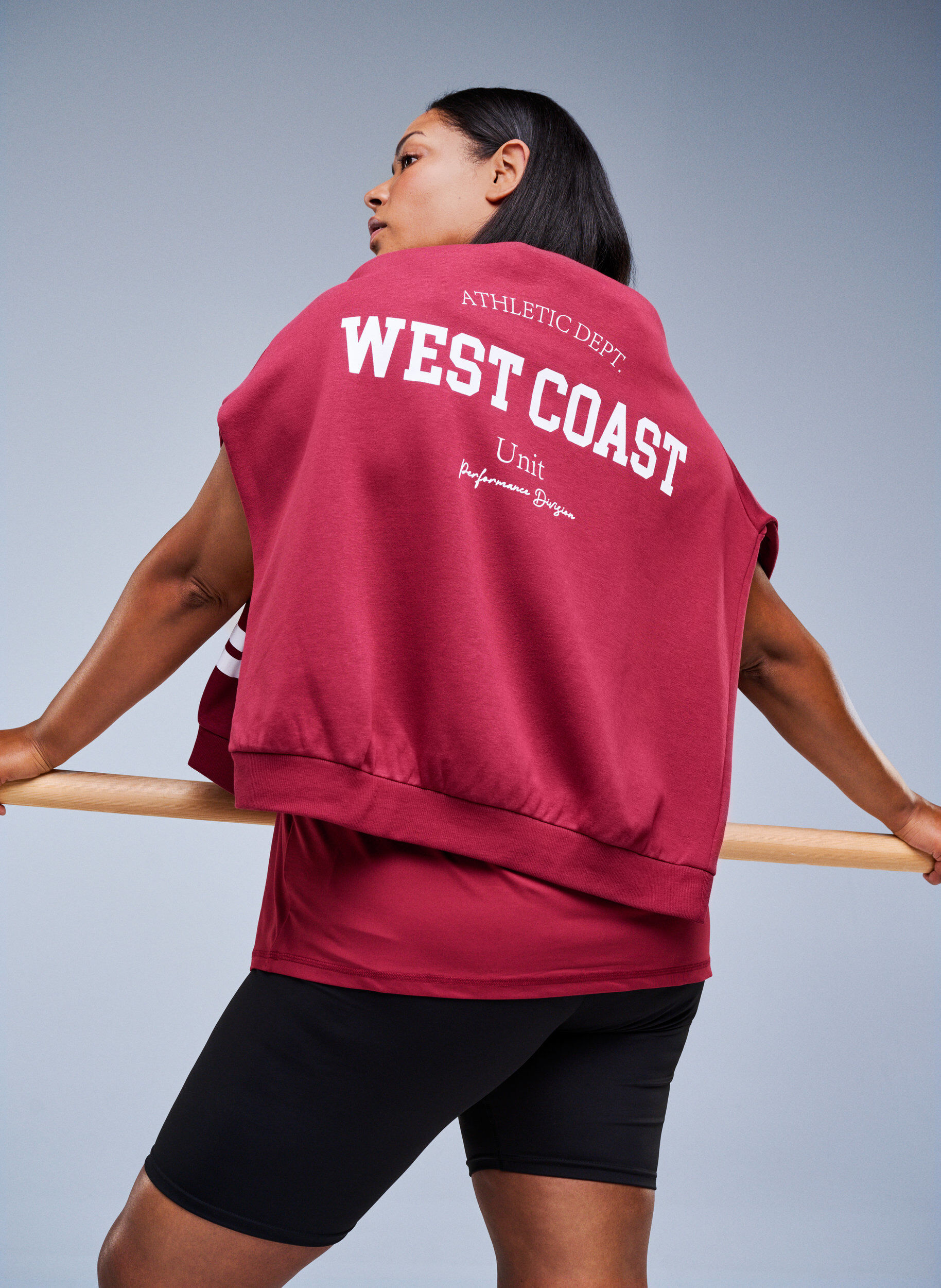 Ensfarget trenings-T-skjorte