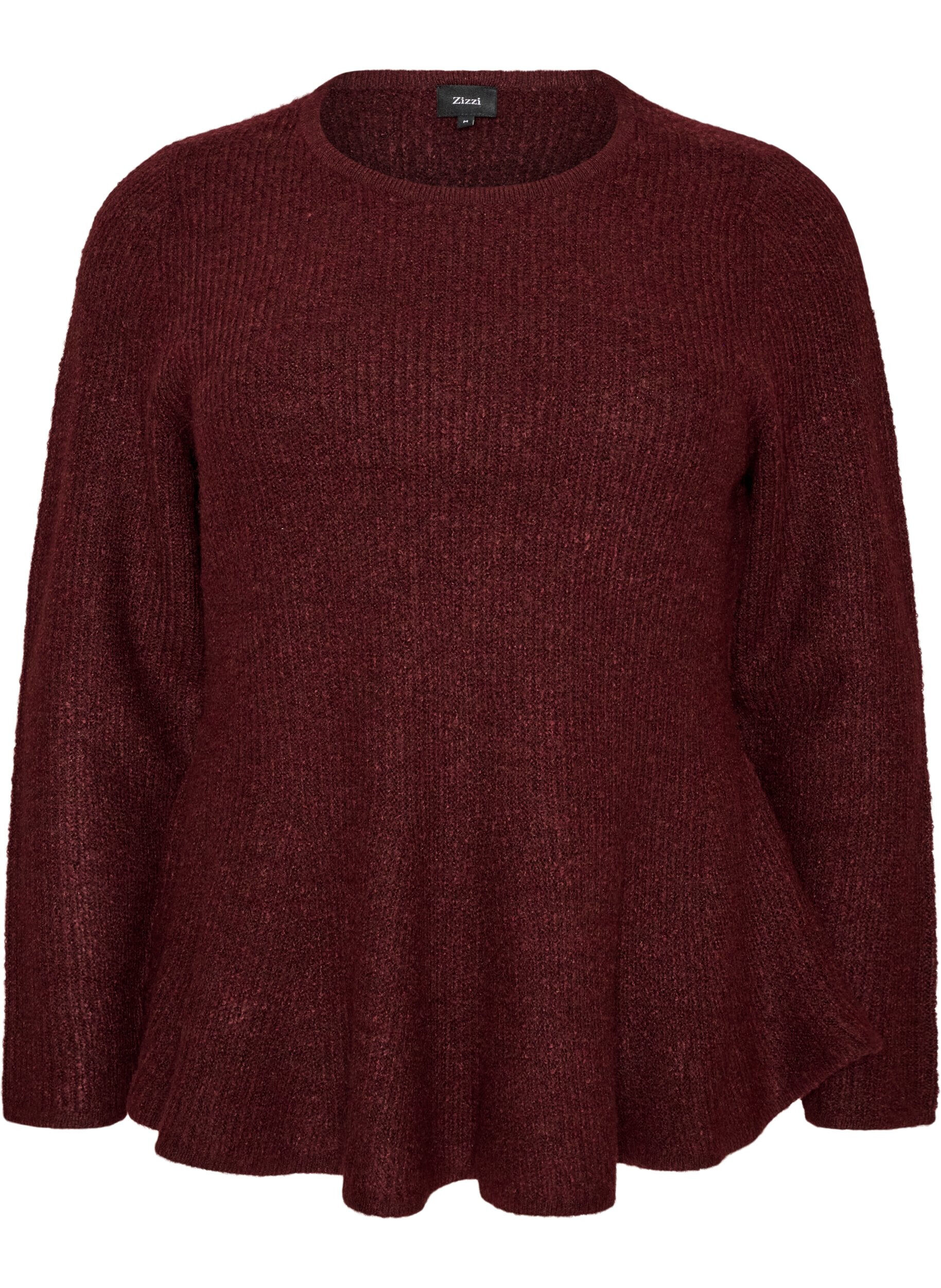 A-line strikkebluse