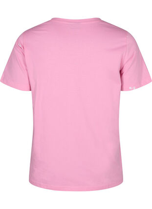 T-skjorte i økologisk bomull med sløyfer, Roseb. W. Bow Emb., Packshot image number 1