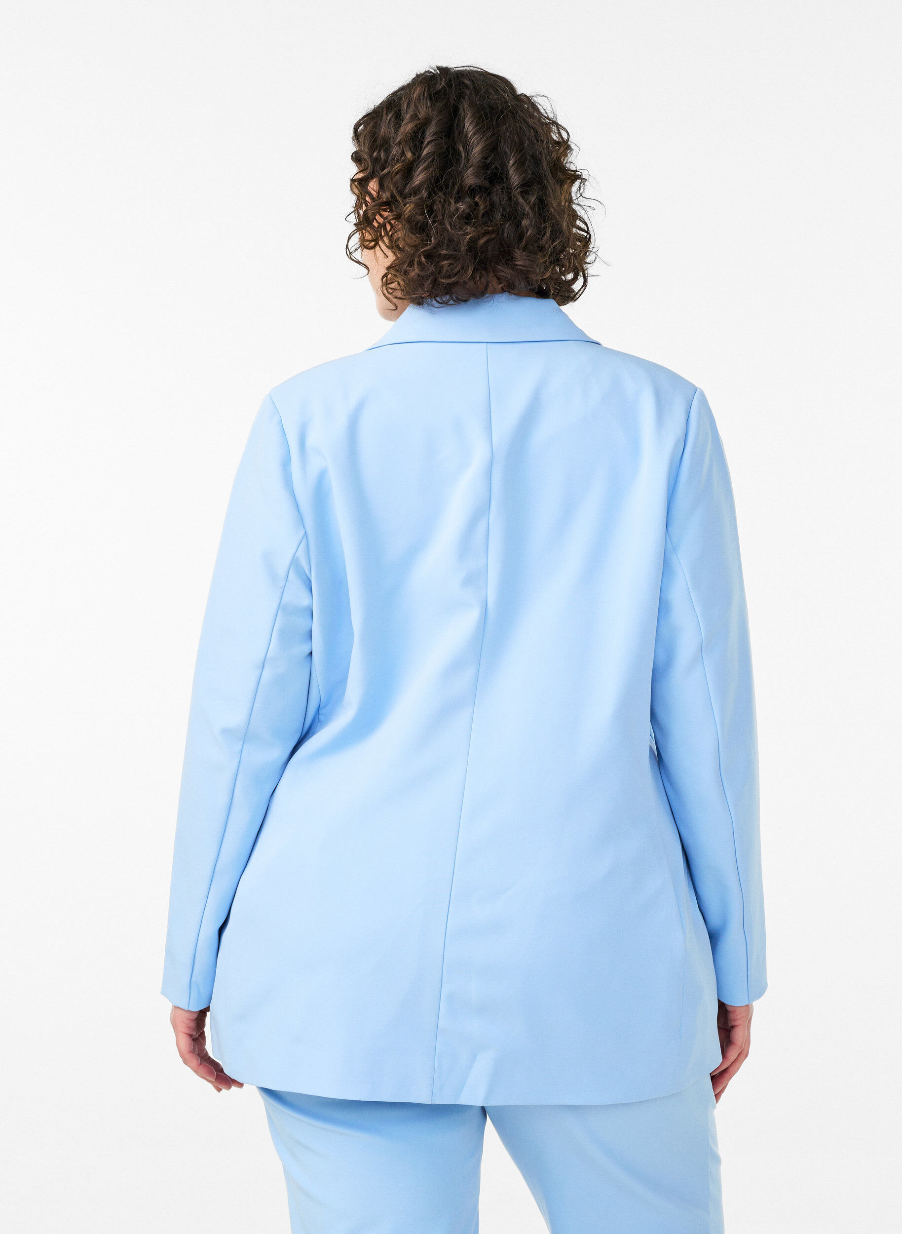 ZizziKlassisk blazer med knappelukking, Bl&aring;, Model image number 2