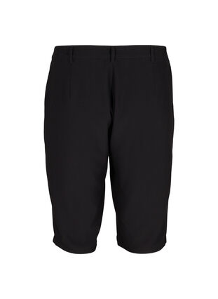 Ensfargede bermuda shorts, Black, Packshot image number 1