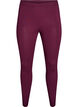 Basis leggings i viskose, Mørk Bordeaux, Packshot image number 0