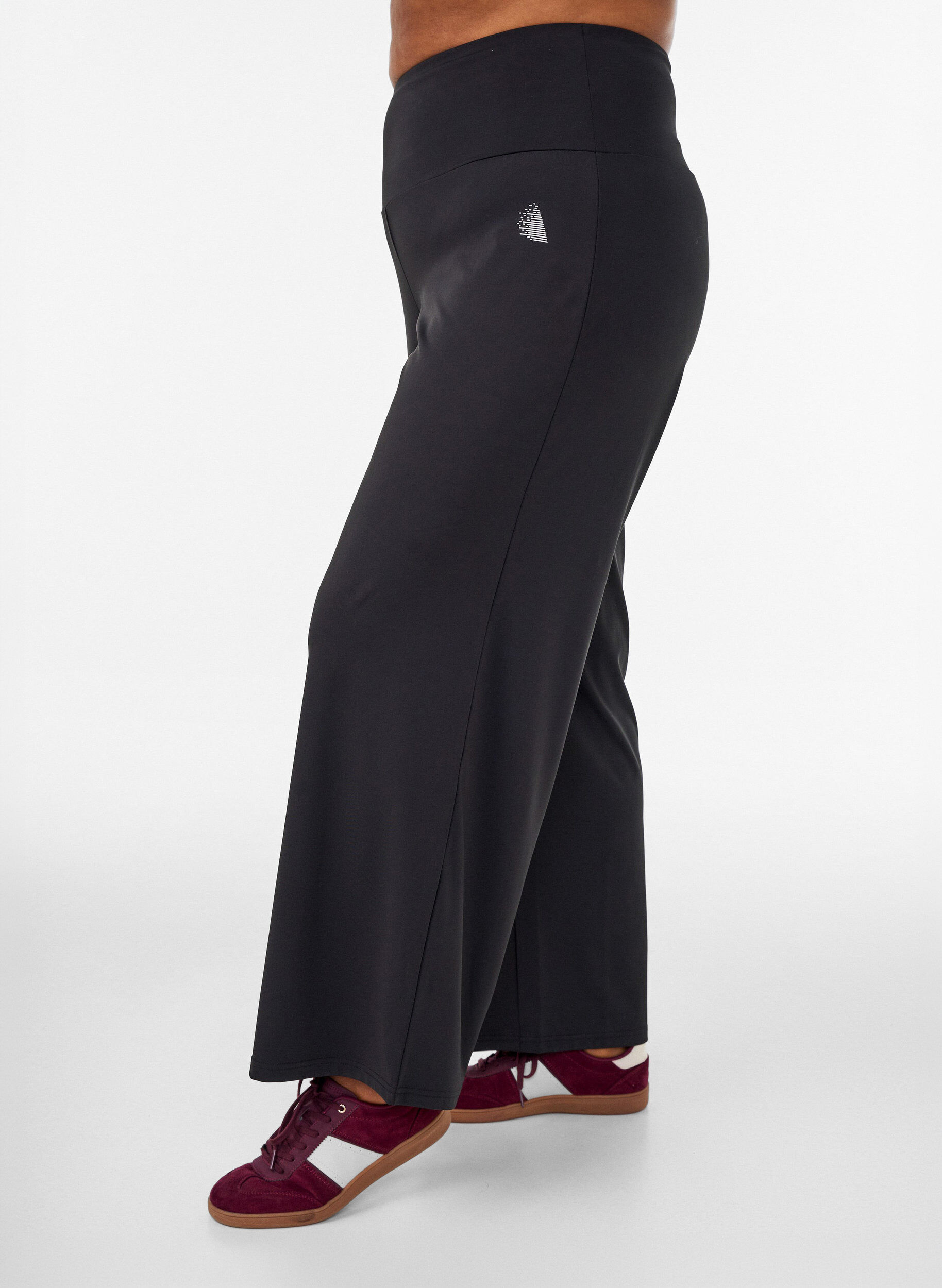 ZizziWide fit treningsbukser, Svart, Model image number 0