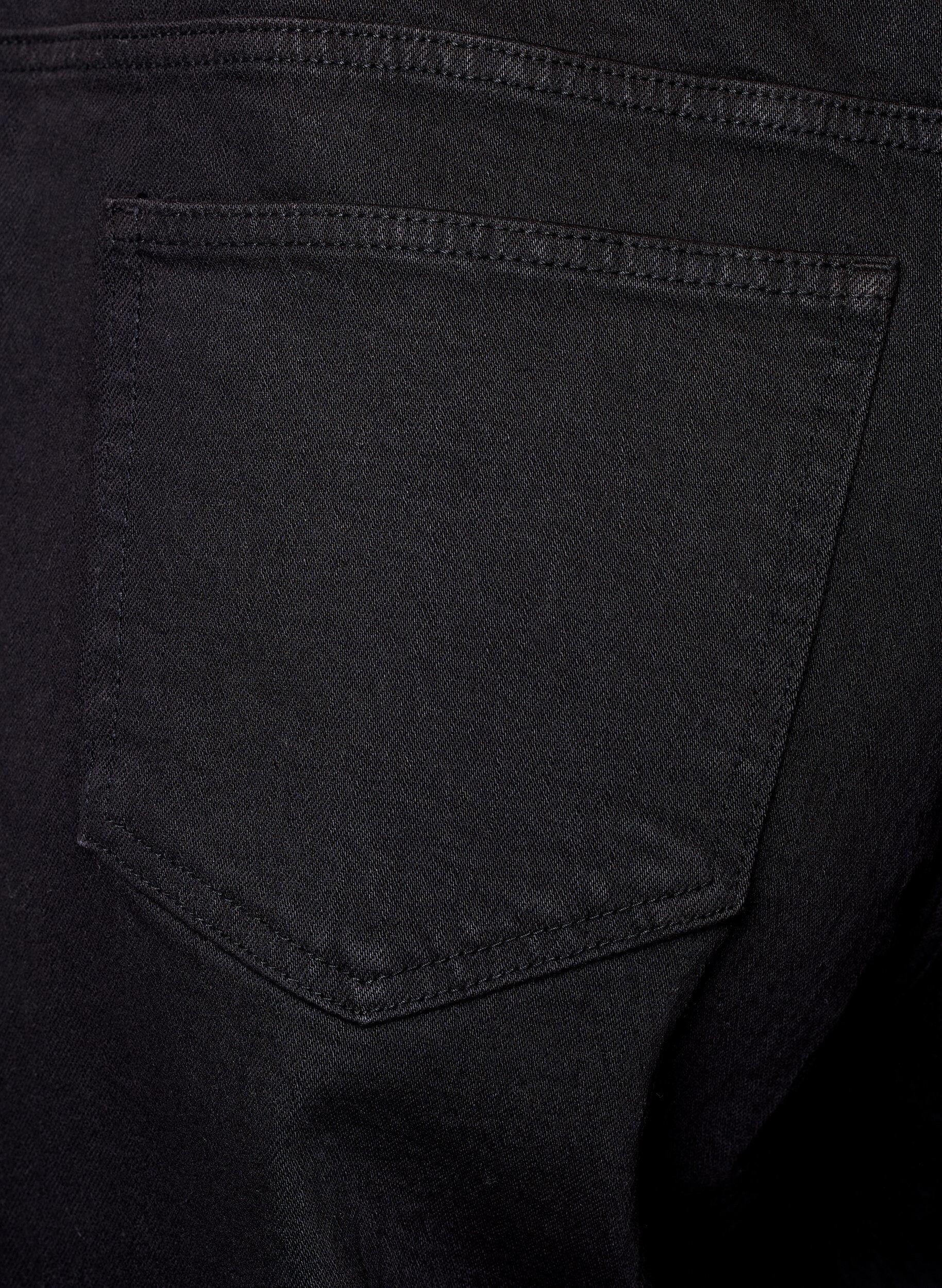 ZizziJeans med vide ben og h&oslash;y midje, Svart, Packshot image number 2