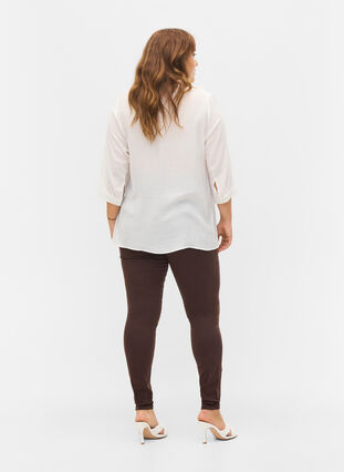 Super slim Amy jeans med høyt liv, Molé, Model image number 1