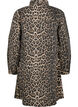 Langermet denimkjole med sebratrykk, Brown Leo AOP, Packshot image number 1