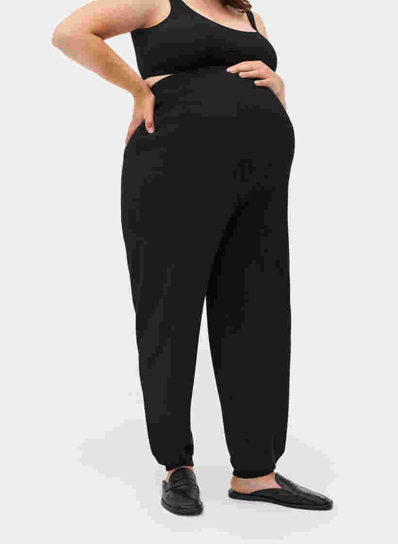 Strikket bukser til gravide, Black, Model image number 2