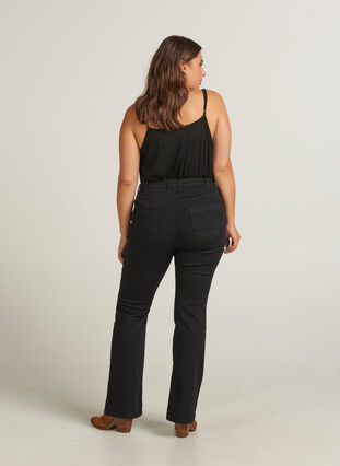 Bootcut-jeans, Black, Model image number 0