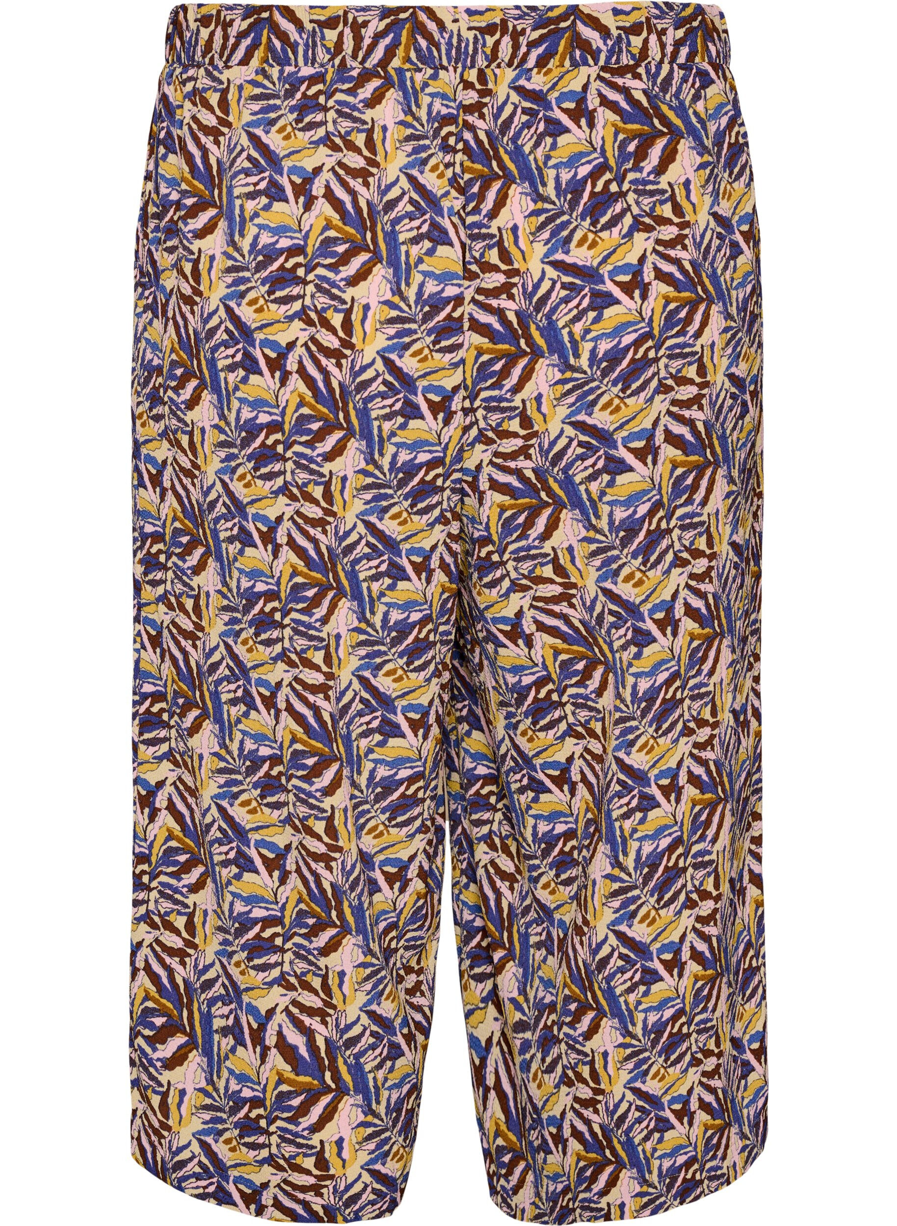 ZizziCulottebukser med m&oslash;nster, Beige, Packshot image number 1