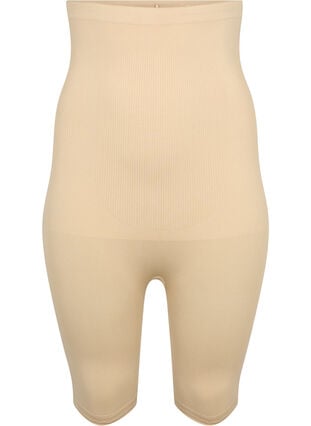 Zizzi Shapewear shorts med høyt liv, Nude, Packshot image number 0