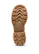 Chunky st&oslash;vel i imitert semsket skinn, Beige, Packshot image number 5