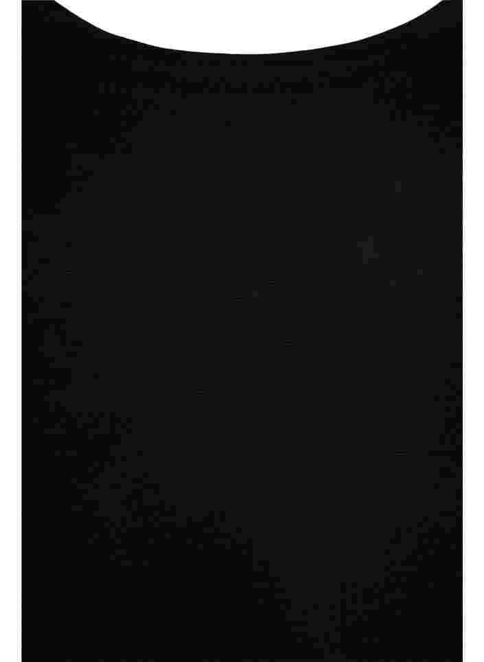 Trenings T-skjorte i viskose med rund hals, Black, Packshot image number 2