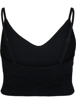 Zizzi Sømløs BH, Black, Packshot image number 1