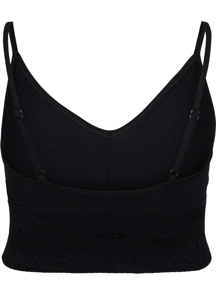 Sømløs BH, Black, Packshot image number 1