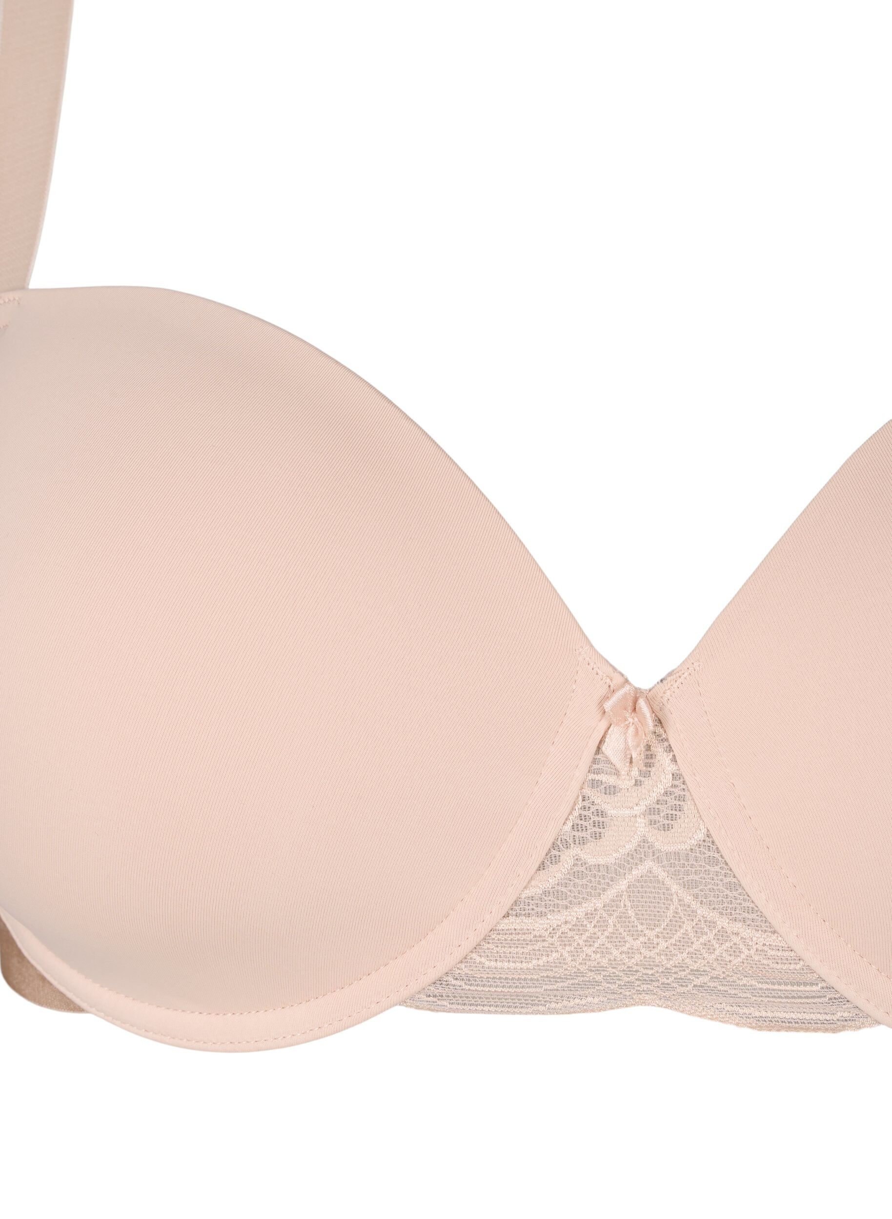 ZizziFormst&oslash;pt bh med mesh, Beige, Packshot image number 2