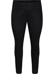 Jeggings i bomullsblanding, Black