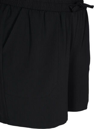 Løse shorts med lommer, Black, Packshot image number 2