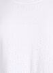 Kort kjole med blondem&oslash;nster og lagdelt skj&oslash;rt, Hvit, Packshot image number 2