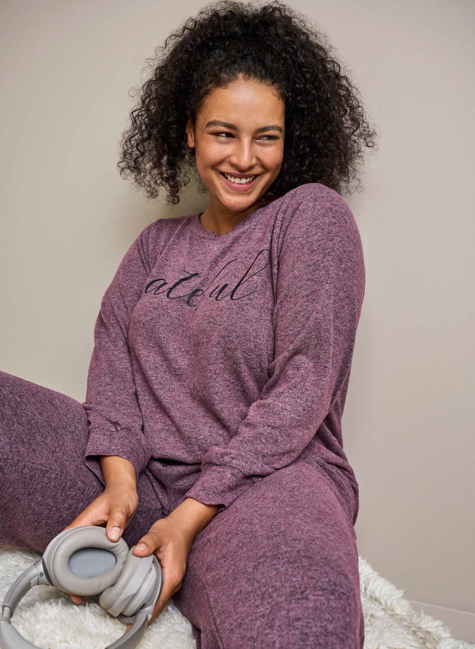 Zizzi Melert genser i en viskosemiks, Port Royal Mel, Image image number 0