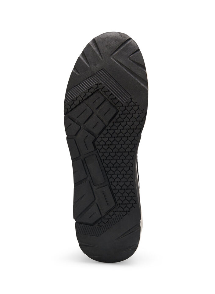 Slip-on-sneaker med bred passform, Black, Packshot