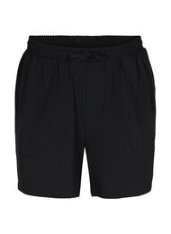 Løse shorts med lommer, Black