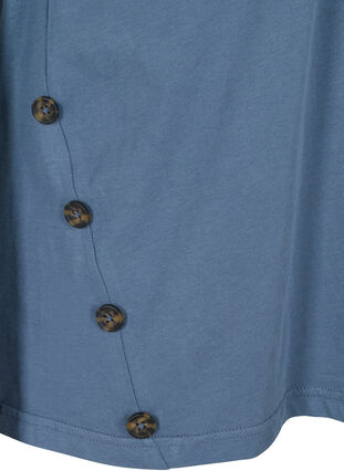 T-skjorte i bomull med knapper, Bering Sea, Packshot image number 3